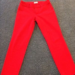 Red Old Navy Pixie Pants